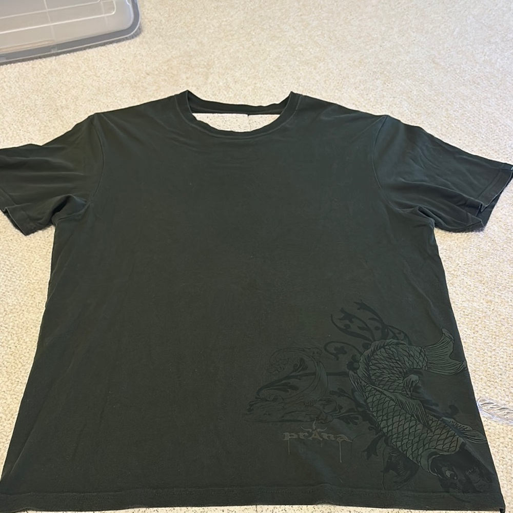 Prana Dark Green Short Sleeve Tee